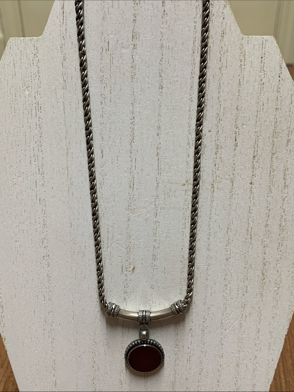 Vintage Sterling Necklace - Picture 3 of 8